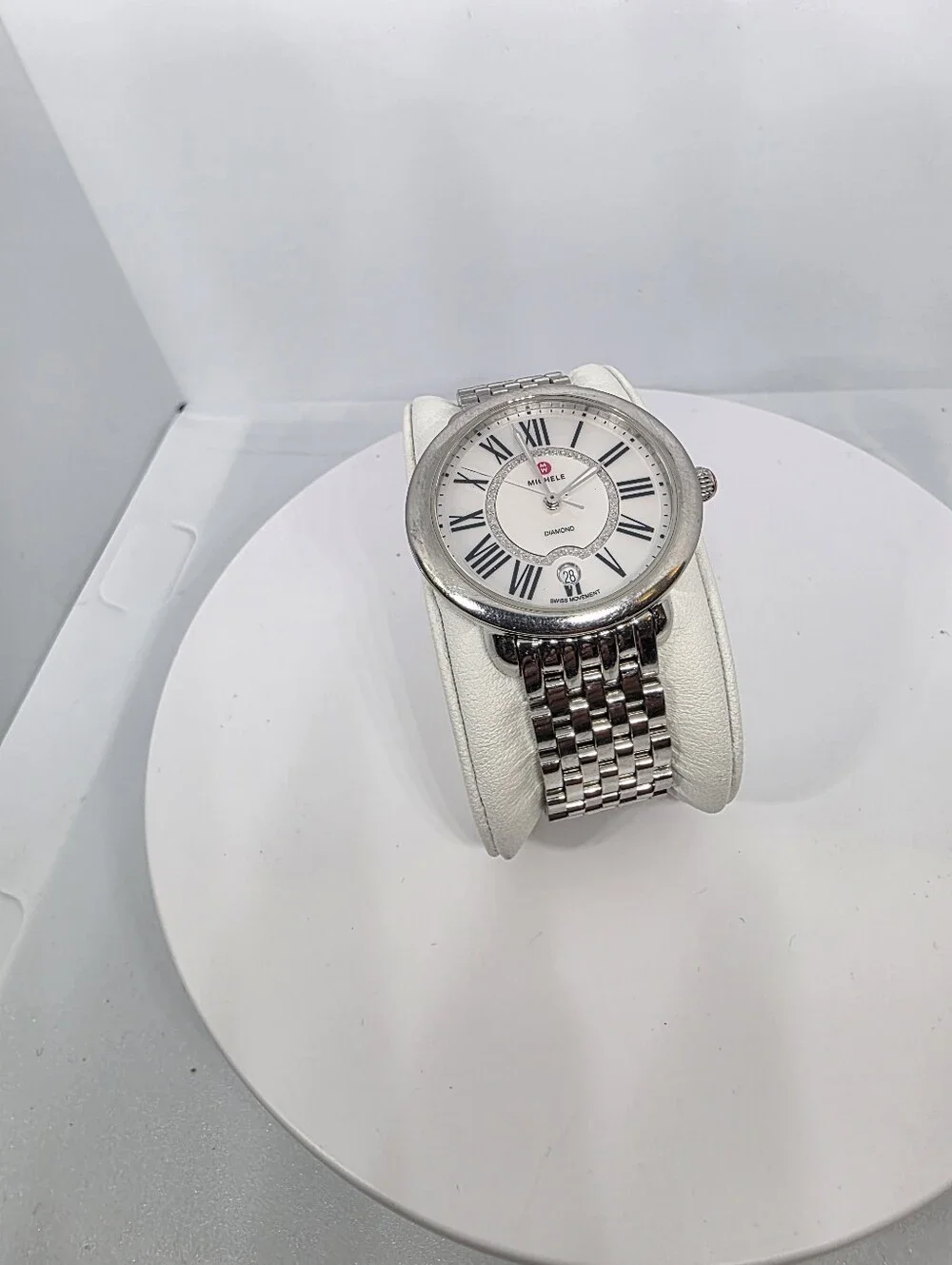 Michele Serein Diamond Collection, 29mm Watch with 46 Diamonds.